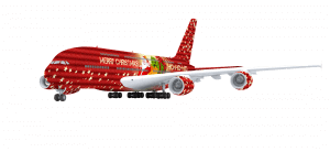 Plane at Christmas